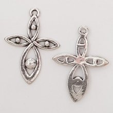 Blomsteranheng Metall N°028 Sølv