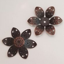 Flower Charm Metal N°058 Kobber