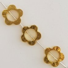 Flower Charm Metal N°033 Gull x 10 stk.