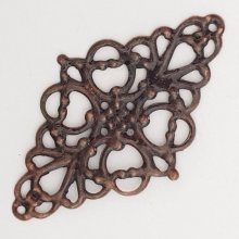 Flower Charm Metal N°096 Kobbergravering