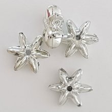 Flower Charm Metal N°110 Sølv