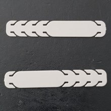 Elastisk stropp Justerbar ørebeskytter for maske N°02 Grey