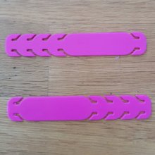 Elastisk stropp Justerbar ørebeskytter for maske N°02 Fushia