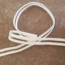 I metermål Fancy hvit elastikk 15 mm 02