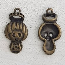 Barneamulett N°54 Jente Bronse