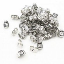 10 Øredobb Pusher Aged Silver