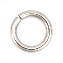 2 åpne koblingsringer 09 mm rustfritt