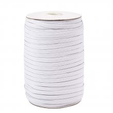 Metervis Flatmaske elastisk 5 mm HVIT N°02