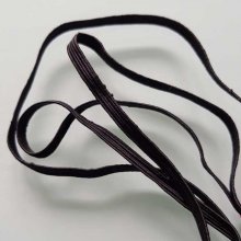 Flat maske elastisk 5 mm svart nr. 03 x 25 meter
