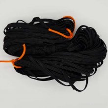 Flat maske elastisk 4 mm svart nr. 03 x 20 meter