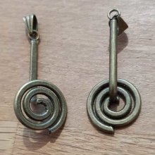 PM Spiralspenne i bronse