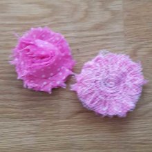 Flosset stoffblomst nr. 25