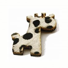 Giraffpels Hvit 26x34mm x 1