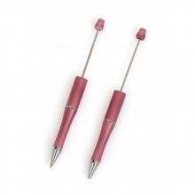 Red Rose Bead dekorasjonspenn for tilpasning x 1 stk.