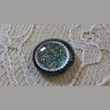 glass cabochon rund 12mm blomst 030 