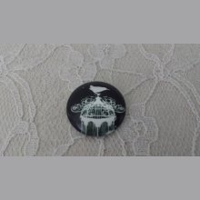 rund glass cabochon 10mm fugler 011 