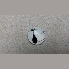 glass cabochon rund 25mm kat 013 