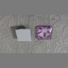 glass firkantet cabochon 25mm 015 