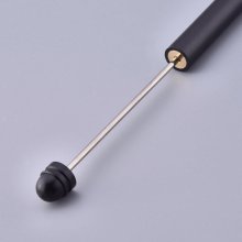 Dekorasjonspenn med metallperler Svart N°02