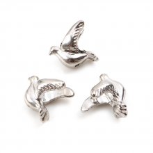 Perlefugl Charm N°03 Sølv