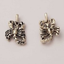 Stjernetegn amulett Skorpionen Sølv Metall N°01