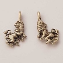 Stjernetegn charm Leo Silver Metal N°01