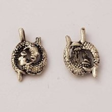 Stjernetegn charm Fiskene Sølv Metall N°01