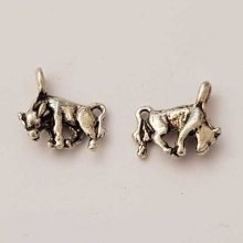 Stjernetegn charm Taurus Silver Metal N°01