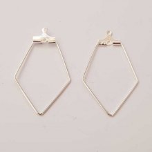 Diamond Primer Silver Earring Holder N°01 x 1 stk.