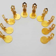 Øredobber Stands Clips Tray N°01 2nd Choice x 10 Par Gull