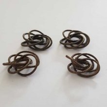 18 mm Bronse spiralperle N°01