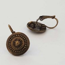 Dormeuse Øredobber Stativ N°116 x 1 Par Bronse