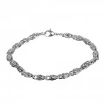 21,5 cm armbånd i rustfritt stål N°06 i rustfritt stål 304