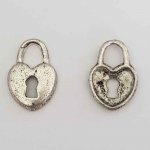 Hjerte amuletter N°08 x 2