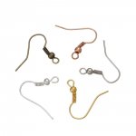 Øreringholder Hook N°23 Blandet x 125 par.