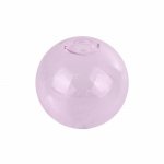 1 x 16 mm rund glasskule Rosa til fylling
