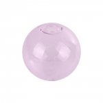 10 glasskuler 12mm runde rosa til å fylle