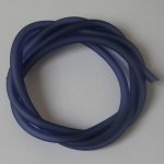 1 meter Pvc Hollow Cord 5 mm Blue Montana