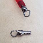 Metallpistolspenne for hul pvc-snor 5 mm