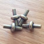 Bronselås for hul PVC-snor 6,5 mm