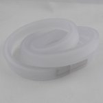 0,50 Cm PVC hult rektangel Hvitt