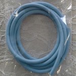 1 meter Pvc hul ledning 4 mm turkis pastell