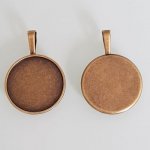 1 cabochonholder 25 mm N°01 Bronse