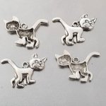 Katt Charm N°21 x 10 stykker