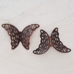 Kobber sommerfugl filigran frimerke nr. 04