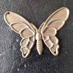 Bronse sommerfugl filigran frimerke nr. 07