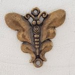 Sommerfugl amulett nr. 15 Bronse