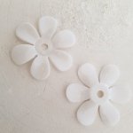 Syntetisk blomst nr. 01 Hvit