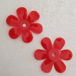 Syntetisk blomst nr. 01 Rød