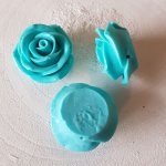 Syntetisk blomst nr. 02-07 turkis